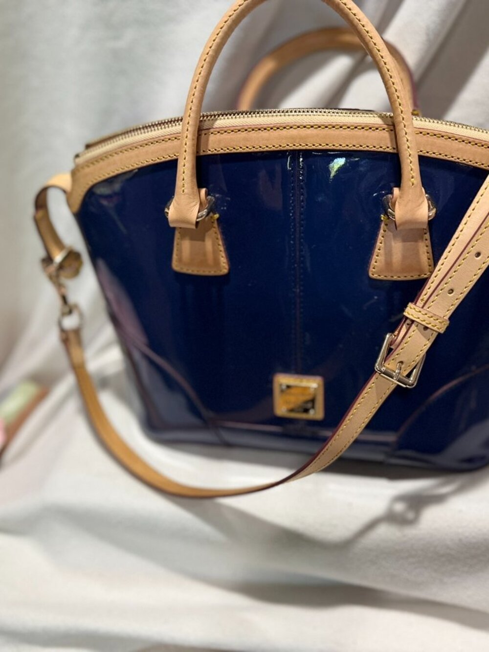 Dooney and Bourke Domed Satchel with wristlet and wallet